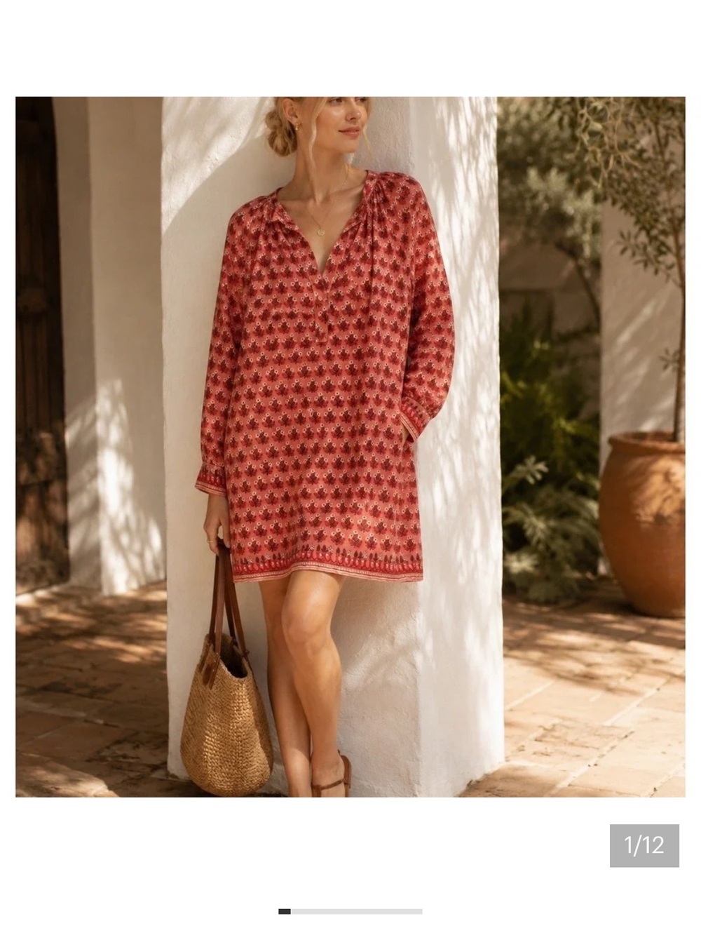 J. Crew cabana mini dress Floral block print NWT